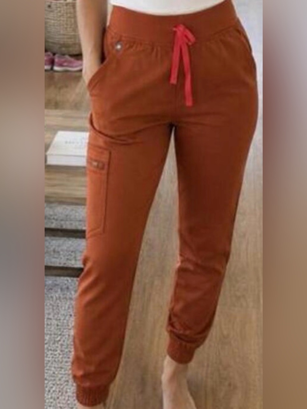 Limited edition Teracotta Figs Women's highvrise Jogger Pants. Xs p